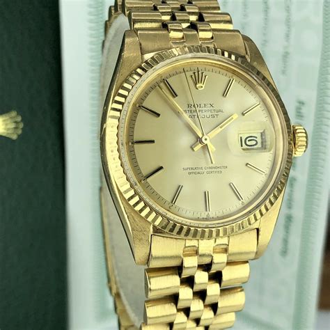 date just rolex gold